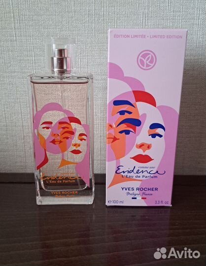 Парфюмерная вода Yves Rocher Эвиденс Evidence 100м