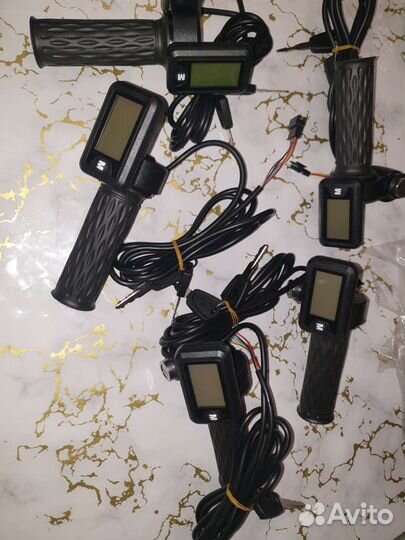 Ручка газа с дисплеем для Электровелосипедов