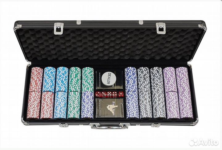 Набор для покера Crown 500 фишек