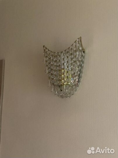 Бра настенный хрусталь