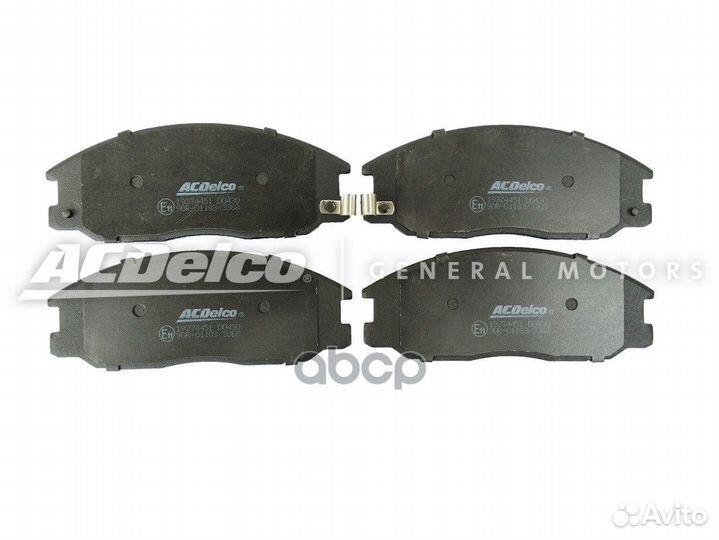 19374451 колодки тормозные дисковые передние 19