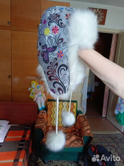 Шапка зимняя для девочки