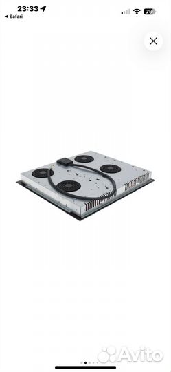 Индукционная плита 4 конфорки hair новая