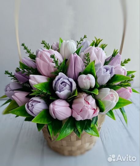 Букет из мыла ручной работы 8 марта