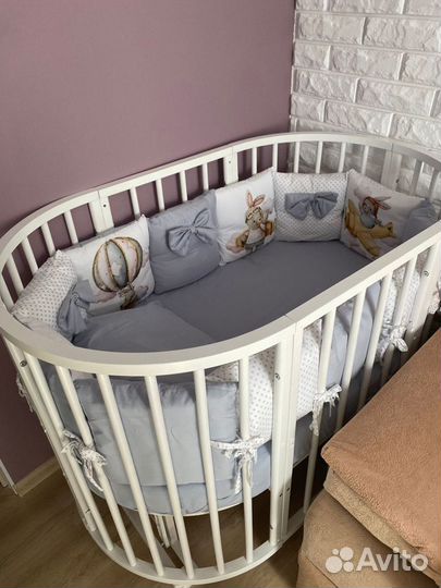 Бортики+постельное белье