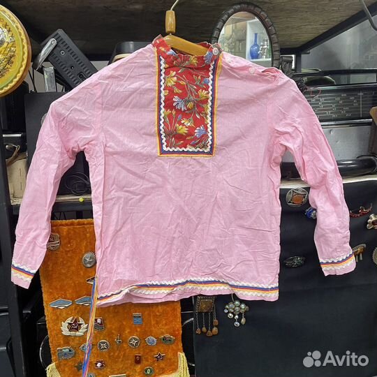 Старинная русская детская рубаха Лот0133 (сзр)