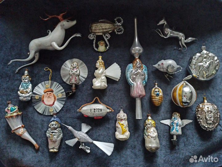 Ёлочные игрушки в викторианском стиле