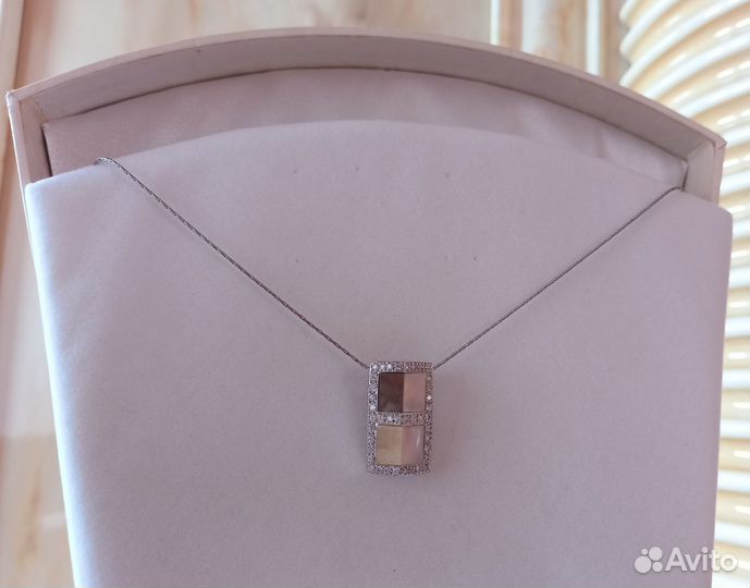 Подвеска 925 с перламутром