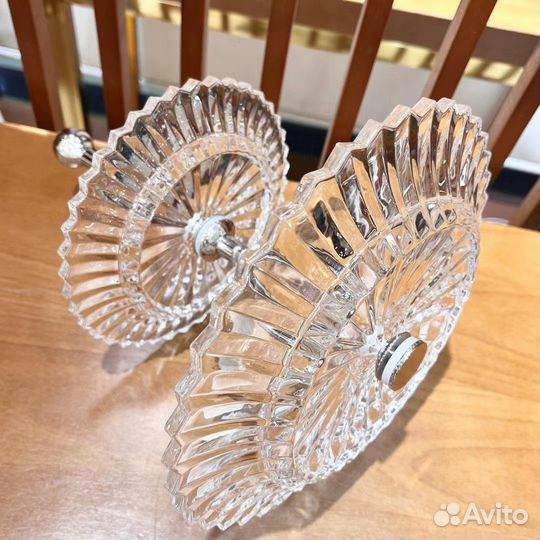 Baccarat хрусталь этажерка фруктовница конфетницы