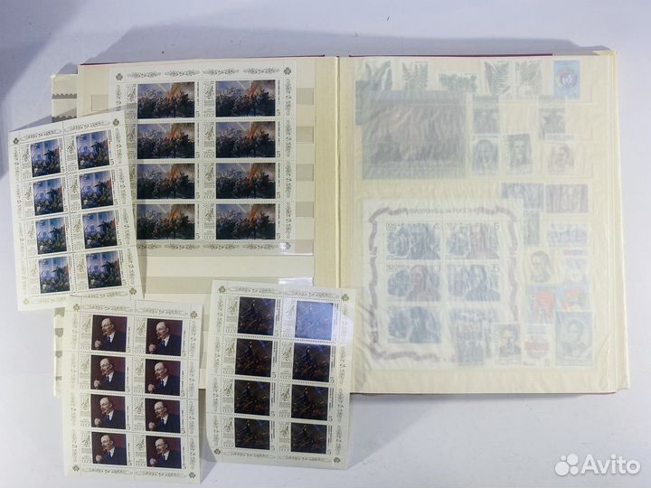 Альбом с почтовыми марками 1985 -1988 гг СССР