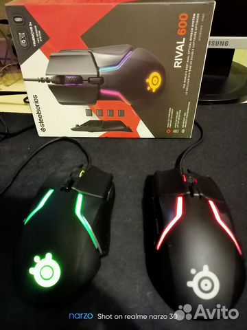 Мышь игровая SteelSeries Rival 600