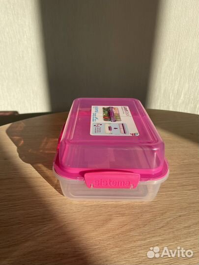 Контейнер для еды трансформер Sistema 1,8л