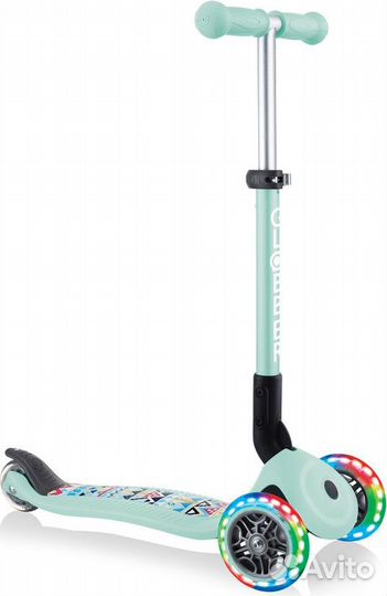 Самокат трехколесный Globber junior foldable fanta