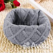 Снуд шарф шерстяной теплый