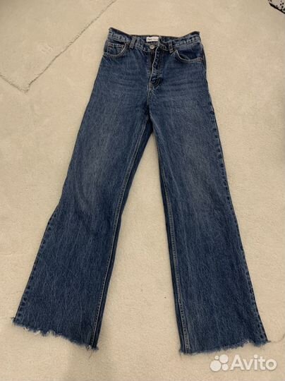 Джинсы zara 36 прямые