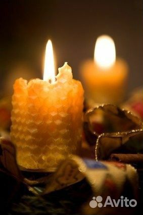 Свечи восковые натуральные