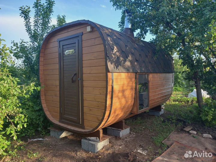 Баня бочка под ключ