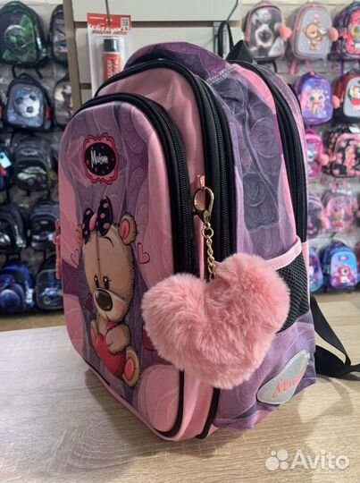 Рюкзаки Ортопедич. «Максим» для девочек. 1-6 кл