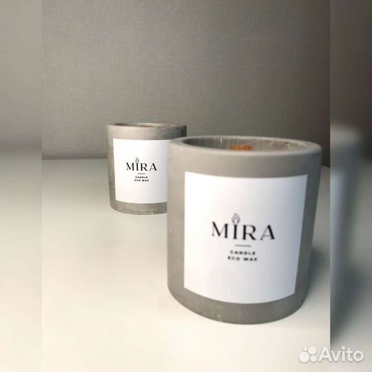 Свеча 100 мл. Натуральный воск. Соя-100