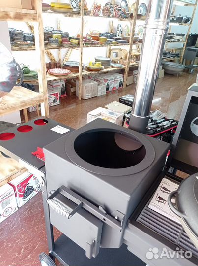 Мангал барбекю печь коптильня