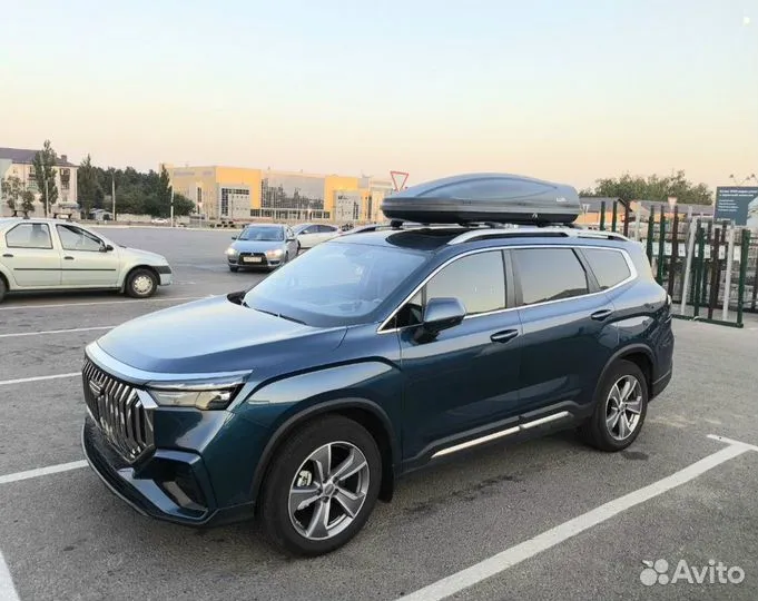 На Geely Okavango Emgrand X7 поперечины LUX Condor