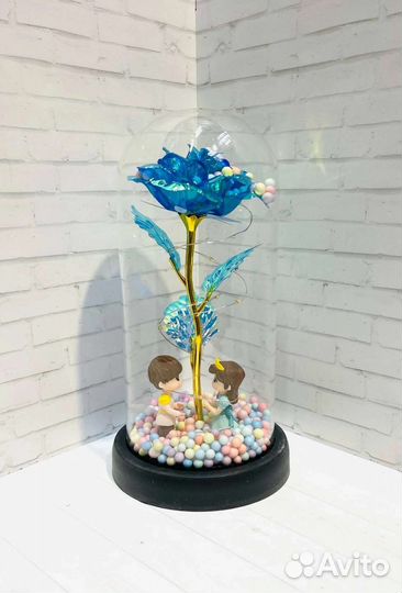 Роза в колбе