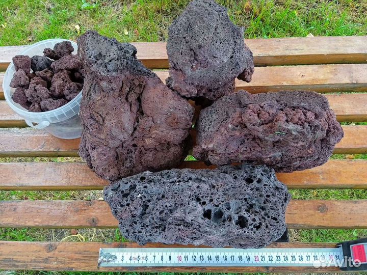 Лава вулканическая для аквариума