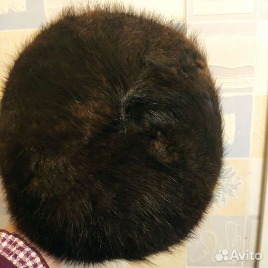 Женская меховая шляпа. Берет. 58р