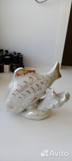 Фарфоровые рыбки СССР лфз