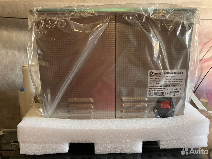 Профессиональная Ультразвуковая ванночка 6,5л