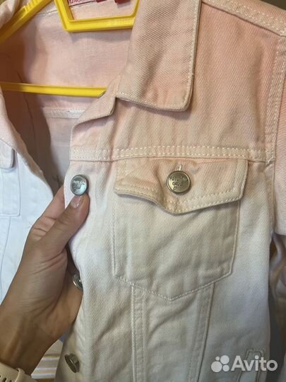 Джинсовая куртка для девочки 152