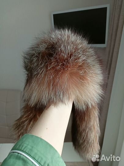 Шапка меховая мужская лисья