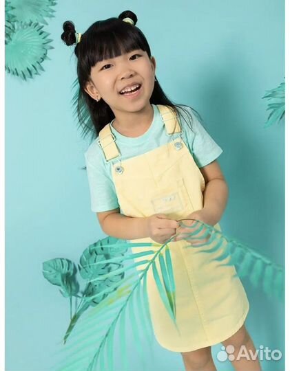 Сарафан джинсовый новый р.122