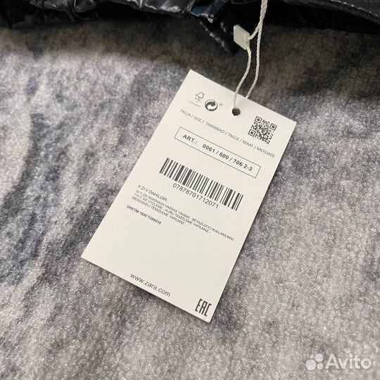 Пуховик zara x moncler