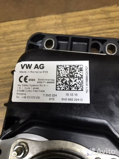 Подушка безопасности пассажира шкода октавия