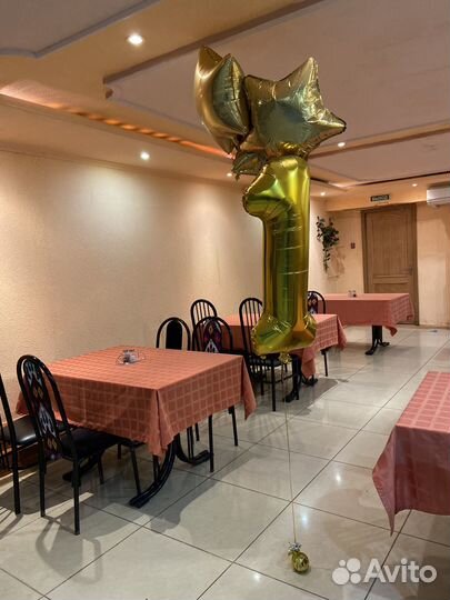 Цифра 1 шарик гелевый с утяжелением