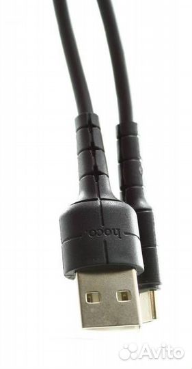 Кабель micro USB hoco X30 Star, LED, 2A, 1 м