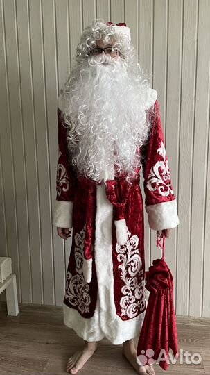 Костюм деда мороза взрослый