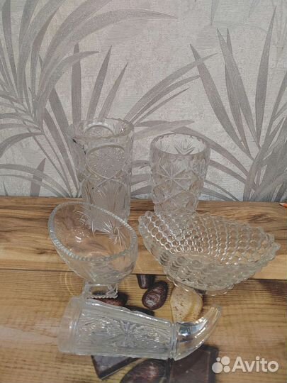 Ваза хрустальная СССР