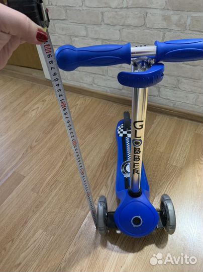 Новый Самокат трехколесный детский