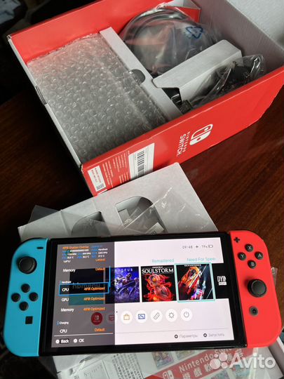 Nintendo switch oled прошитая 256Gb 4ifir Новая