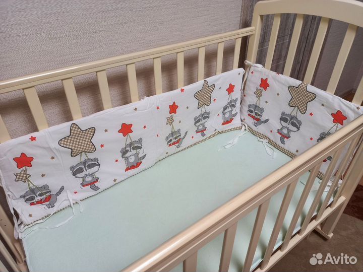 Бортики в детскую кроватку