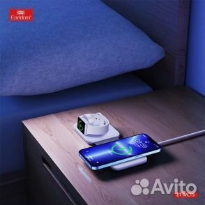 Беспроводная зарядка Earldom 3 в 1 WC19