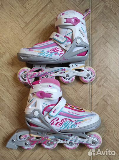 Роликовые коньки детские раздвижные