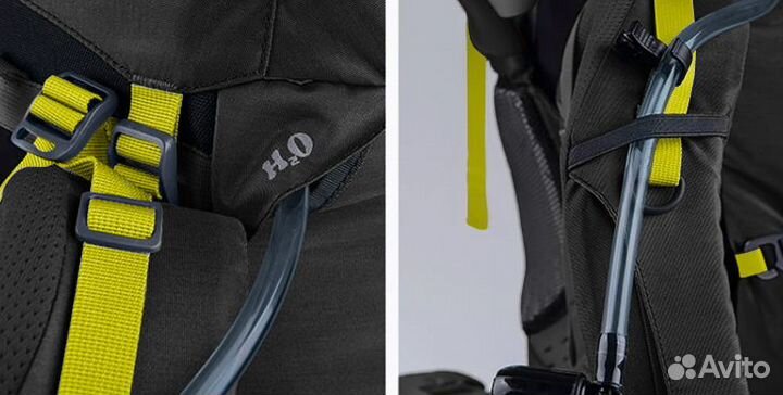 Рюкзак туристический Naturehike 55 л, черный