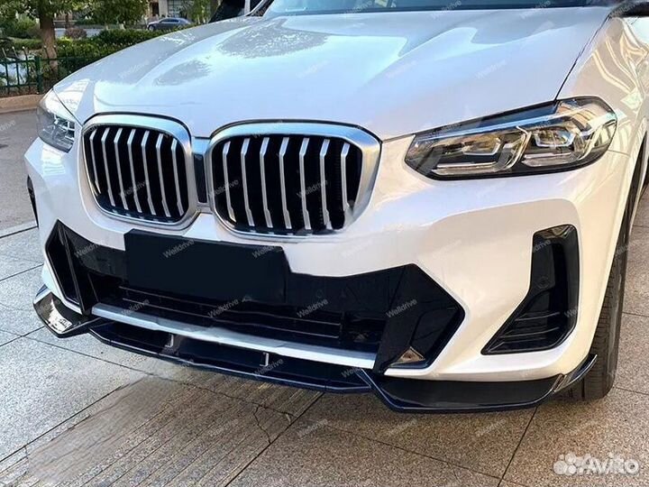 Сплиттер BMW X3 G01 X4 G02 рест глянец