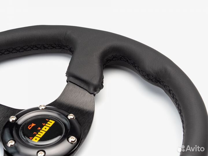 Руль momo кожа без выноса