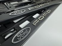 Рамки для гос номера Ford комплект 2 шт