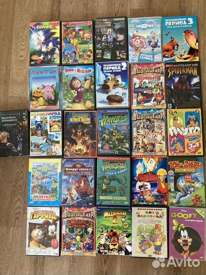 DVD диски мультики, кино
