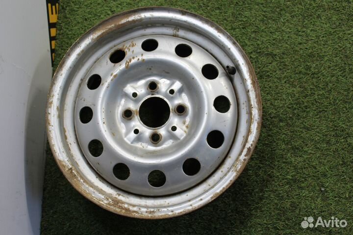 Диск штамп R14 ваз silver